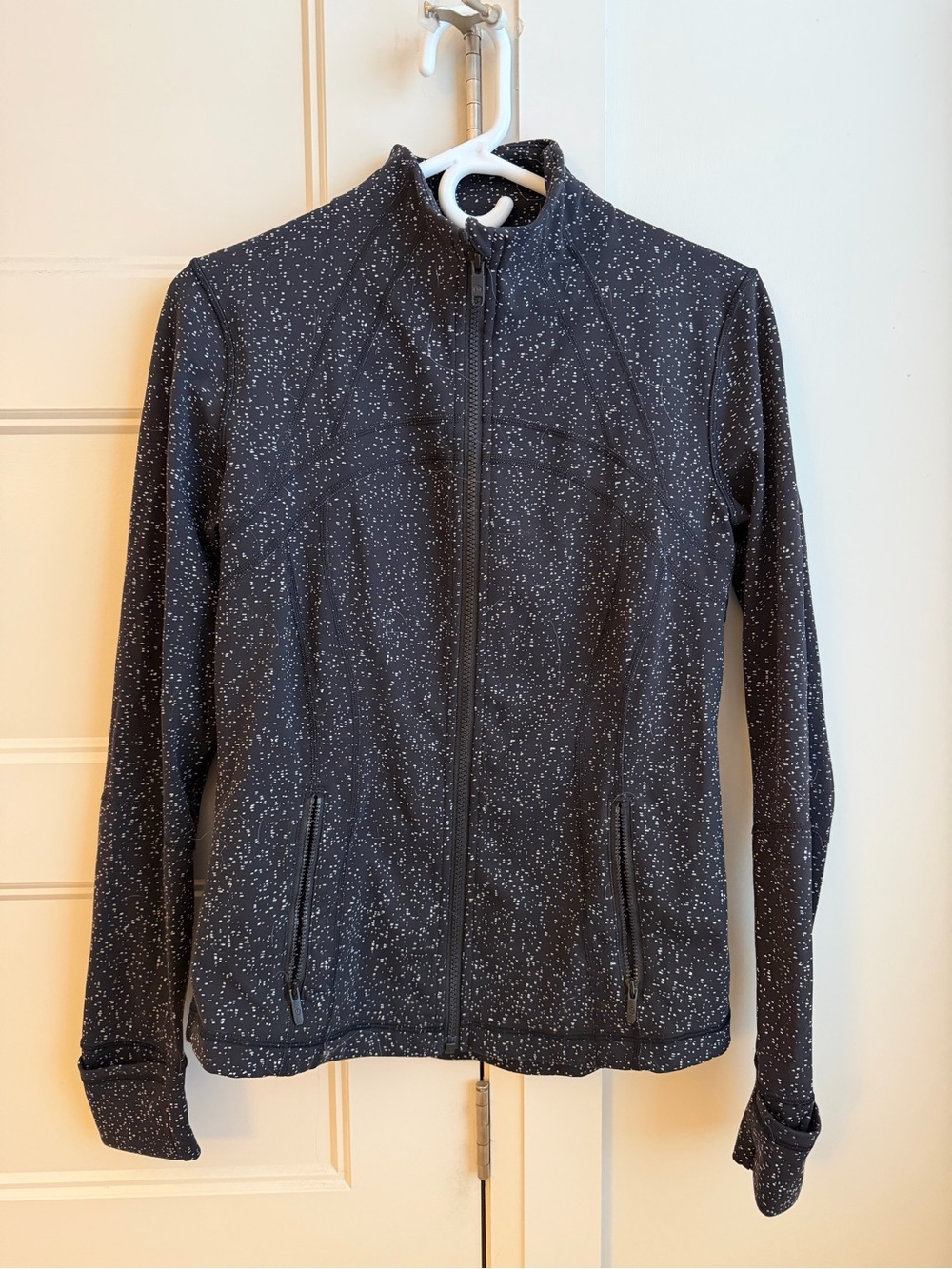 Lululemon Women’s Black Speckled Full-Zip Jacket